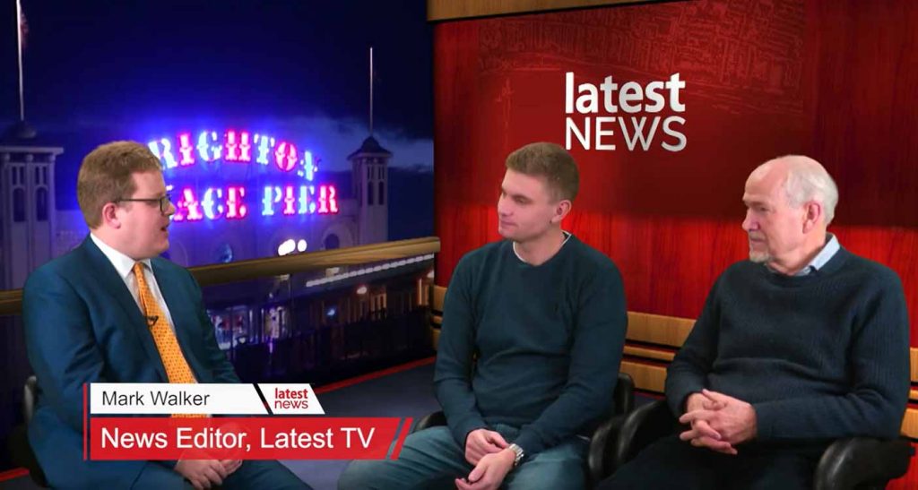 mark interviewing guests